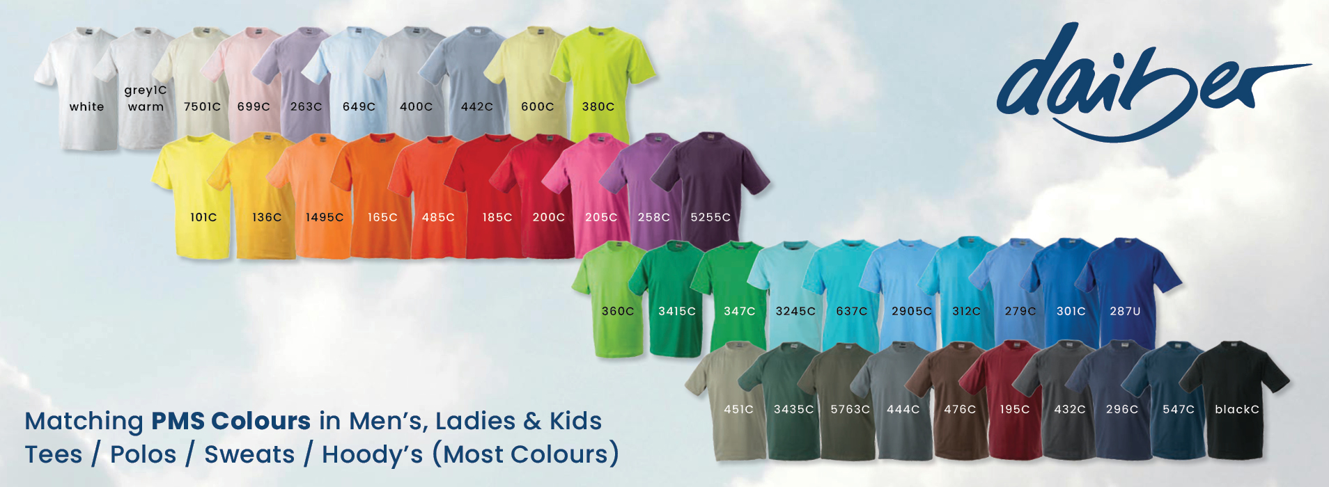 Daiber PMS Colours