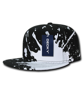 6 Panel High Profile Structured Splat Snapback