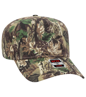 Camo 5 Panel Mid Profile Style Cap