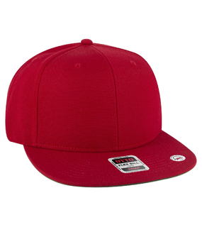 6 Panel Mid Profile Snapback Cap (Green Undervisor)