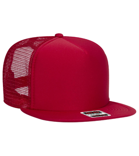 5 Panel High Crown Trucker Cap