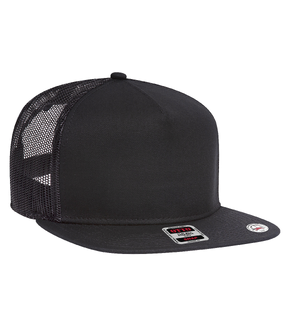5 Panel Mid Profile Trucker Cap