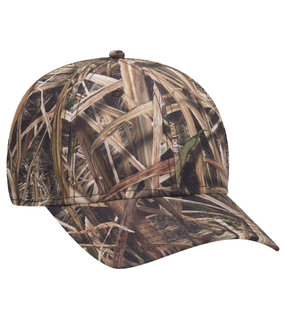 Camo 6 Panel Low Profile Baseball Cap