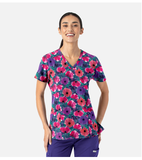 Prints Womens V-Neck Print Top