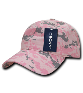 6 Panel Low Profile Relaxed Camo Dad Hat