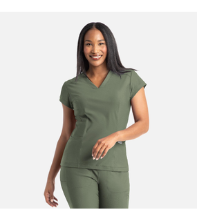 Embrace Zoe Banded V-Neck Top