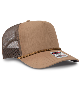 5 Panel Mid Profile Rope Trucker Hat
