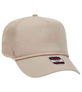 5 Panel Mid Profile Trucker Cap