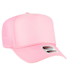 5 Panel High Crown Air Mesh Back Trucker Hat