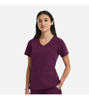 Matrix Pro Womens Curved V-Neck Top