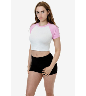 Short Sleeve Baby Rib Raglan Tee