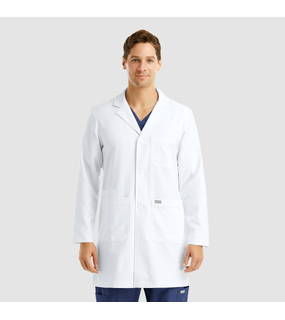 Momentum - Mens Mid Length Lab Coat (35.5&quot;)