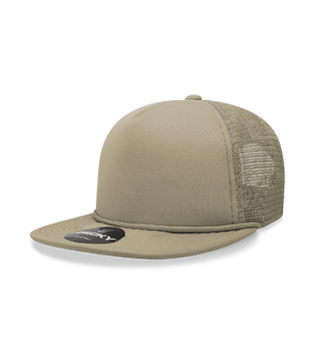 5 Panel High Profile Structured Foam Trucker
