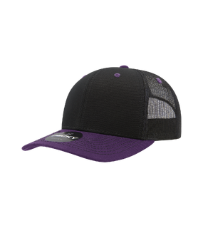 6 Panel Mid Profile Structured Contra-Stitch Trucker
