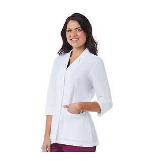 Lab Coats - Red Panda - Womens 3/4 Sleeve Lab Coat