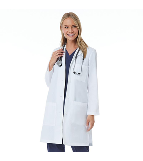 Lab Coats - Red Panda - Womens Full Length Lab Coat