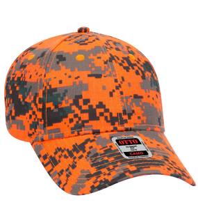 Camo 6 Panel Low Profile Baseball Cap Camo