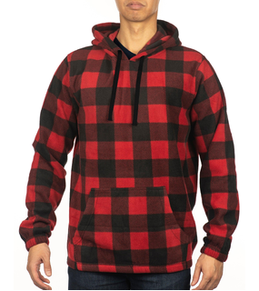 Polar Fleece Pullover Hoodie - Print