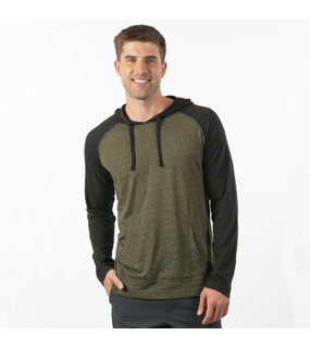 Yarn-Dyed Long Sleeve Knit Hoodie