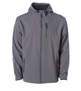 Mens Soft Shell Poly Zip Jacket