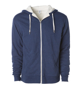 Unisex Sherpa Lined Zip
