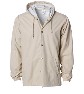 Mens Nylon Hooded Windbreaker