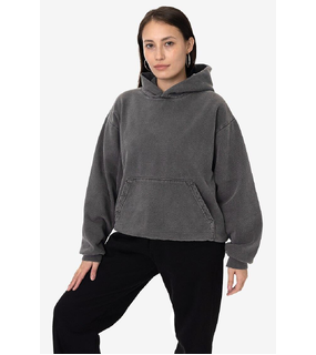 Garment Dye Heavy Fleece Hooded Pullover