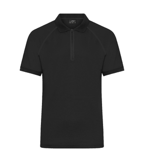 Mens Zip-Polo