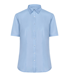 Ladies Shirt S-S Micro-Twill