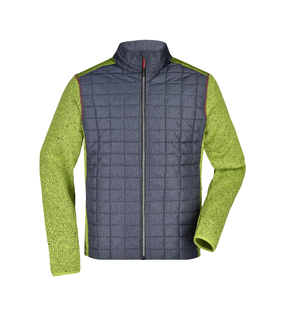 Mens Knitted Hybrid Jacket