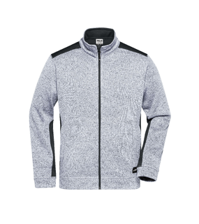 Mens Knitted Workwear Fleece Jacket