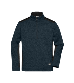 Mens Knitted Workwear Fleece Half-Zip