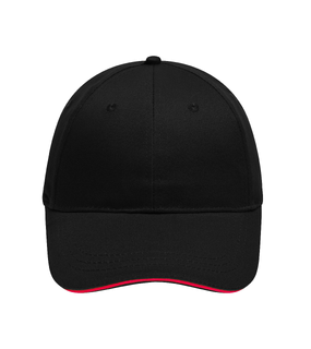 6 Panel Brushed Sandwich Cap