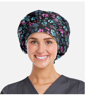 Printed Unisex Bouffant Cap