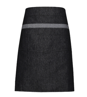 Domain Contrast Denim Waist Apron