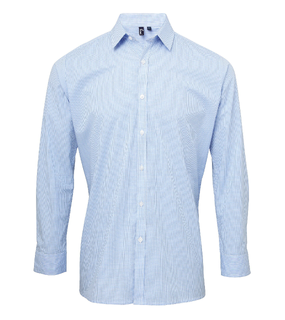 Microcheck L-S Cotton Shirt
