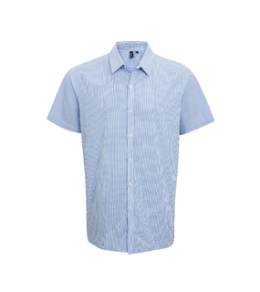 Microcheck S-S Cotton Shirt