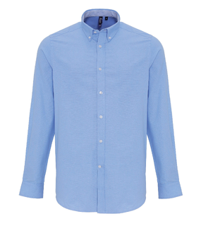 Cotton-Rich Oxford Stripes Shirt