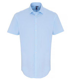 Stretch Fit Cotton Poplin S-S Shirt