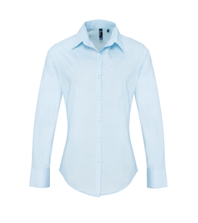Womens Supreme Poplin L-S Shirt