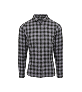 Womens Mulligan Check Cotton L-S Shirt