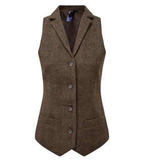Womens Herringbone Waistcoat