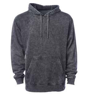 Unisex Mineral Wash Pullover Hood