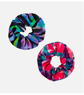 Printed Scrunchie Duo Set