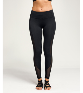 Mesh Tech Panel Leggings Full-Length
